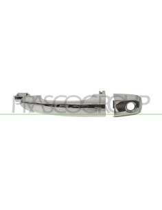 MANIGLIA ANTERIORE DESTRA ESTERNA CROMATA CON FORO NOTTOLINO MITSUBISHI L200 STRADA Mod. 02-05 - 02-10