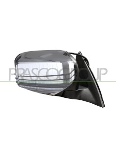 RETROVISORE DESTRO ELETTRICO NERO CONVESSO CON CALOTTA CROMATA MITSUBISHI L200 STRADA Mod. 03-10 - 12-14
