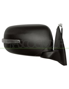 RETROVISORE DESTRO ELETTRICO NERO CON FANALE CONVESSO MITSUBISHI L200 STRADA Mod. 03-10 - 12-14