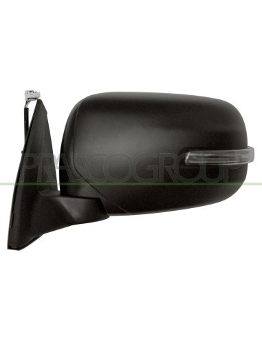 RETROVISORE SINISTRO ELETTRICO NERO CON FANALE CONVESSO MITSUBISHI L200 STRADA Mod. 03-10 - 12-14