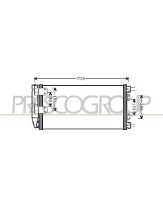 CONDENSATORE LAND ROVER FREELANDER Mod. 10-03 - 09-06