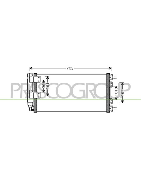 CONDENSATORE LAND ROVER - FREELANDER - Mod. 10-03
