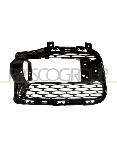 GRIGLIA DESTRA PARAURTI ANTERIORE NERA LUCIDA CON SEDE FENDI LAND ROVER RANGE ROVER SPORT L494 Mod. 03-13 - 10-17