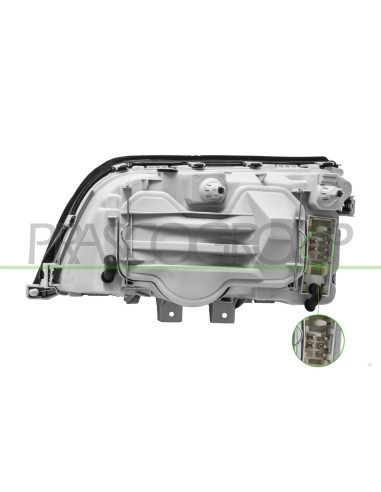 PROIETTORE DESTRO H1+H1+H3 MOD. 06-93 in poi 08-96 MERCEDES C CLASS (W202) Mod. 06-93 - 06-00