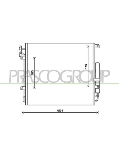 CONDENSATORE LAND ROVER RANGE ROVER L322 Mod. 01-10 - 11-12