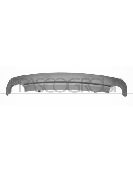 SPOILER PARAURTI POSTERIORE NERO CON SCARICO DOPPIO TONDO MOD. MERCEDES C CLASS (W204-S204) Mod. 09-10 - 08-11