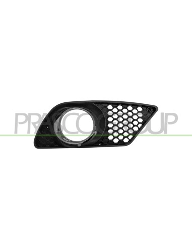 GRIGLIA DESTRA PARAURTI ANTERIORE NERA CON SEDE FENDI CON MODANATURA CROMATA MERCEDES C CLASS (W204-S204) Mod. 09-10 - 08-11