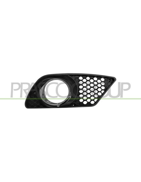 GRIGLIA DESTRA PARAURTI ANTERIORE NERA CON SEDE FENDI CON MODANATURA CROMATA MERCEDES C CLASS (W204-S204) Mod. 09-10 - 08-11