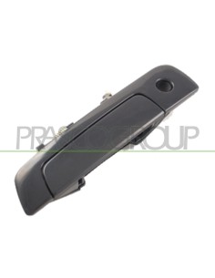 MANIGLIA ANTERIORE SINISTRA ESTERNA NERA LISCIA CON FORO NOTTOLINO MITSUBISHI LANCER Mod. 03-96 - 07-01