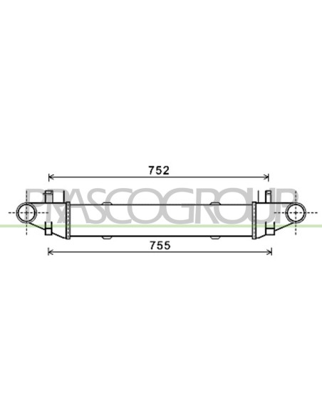 INTERCOOLER MERCEDES C CLASS (W204-S204) Mod. 02-07 - 08-10