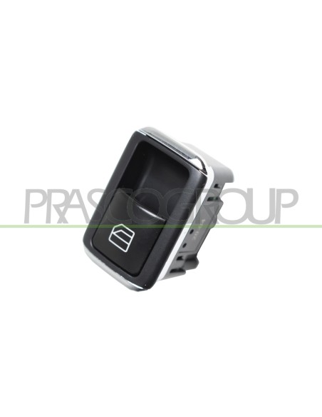 INTERRUTTORE ALZACRISTALLO PORTA ANTERIORE DESTRA NERO BORDO CROMATO 4 PINS MERCEDES C CLASS (W204-S204) Mod. 02-07 - 08-10