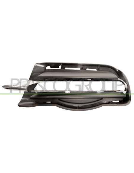 GRIGLIA SINISTRA PARAURTI ANTERIORE NERA CON SEDE LED MERCEDES C CLASS (W204-S204) Mod. 09-10 - 08-11