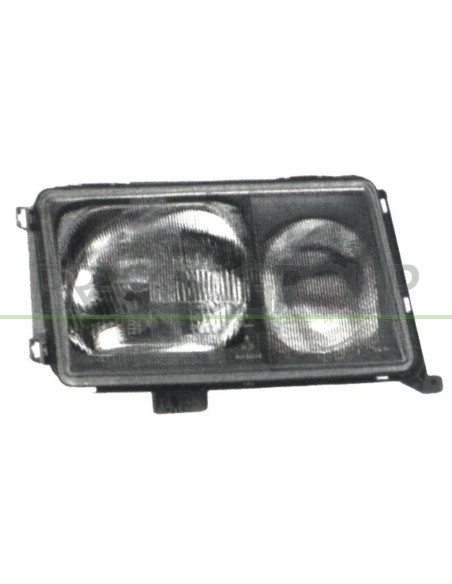PROIETTORE DESTRO H4 PNEUMATICO MERCEDES E CLASS (W124) Mod. 09-89 - 06-93