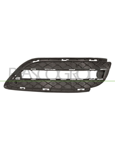 GRIGLIA DESTRA PARAURTI ANTERIORE NERA CON SEDE LUCE DIURNA RETTANGOLARE MERCEDES B CLASS (W246) Mod. 10-11 - 10-14