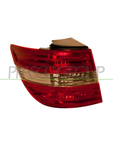 FANALE POSTERIORE SINISTRO SENZA PORTALAMPADA ROSSO BIANCO MERCEDES B CLASS (W245) Mod. 06-05 - 12-08