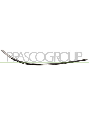 PROFILO DESTRO PARAURTI ANTERIORE CROMATO MERCEDES C CLASS COUPE' (C204) Mod. 03-11 - 06-15