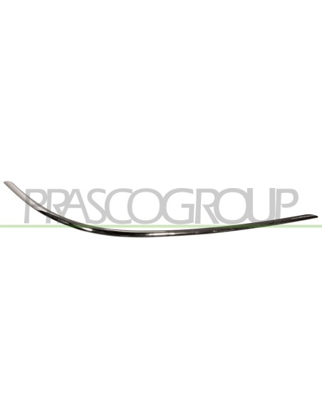 PROFILO DESTRO PARAURTI ANTERIORE CROMATO MERCEDES C CLASS COUPE' (C204) Mod. 03-11 - 06-15