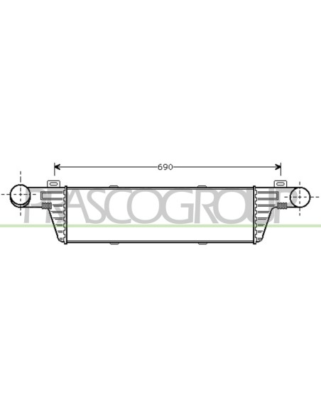 INTERCOOLER MERCEDES E CLASS (W210) Mod. 05-95 - 08-99