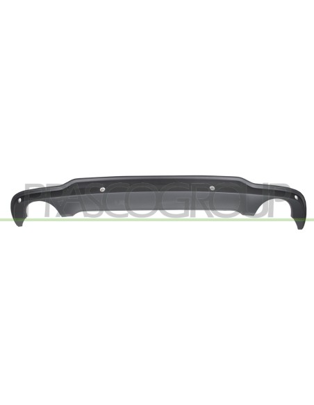 SPOILER PARAURTI POSTERIORE NERO GOFFRATO CON FORI PDC+SUPPORTI CON SCARICO SINGOLO A DESTRA E A SINISTRA MOD. STATION WAGON
