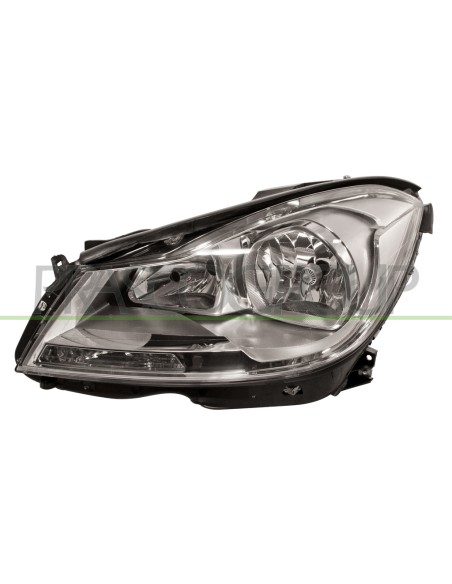 PROIETTORE SINISTRO H7+H7 ELETTRICO CROMATO CON MOTORE MERCEDES C CLASS (W204) Mod. 09-11 - 12-13