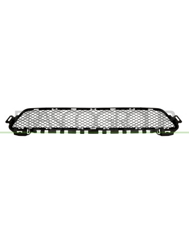 GRIGLIA PARAURTI ANTERIORE CENTRALE NERA MERCEDES C CLASS (W205-S205) Mod. 01-14 - 08-18