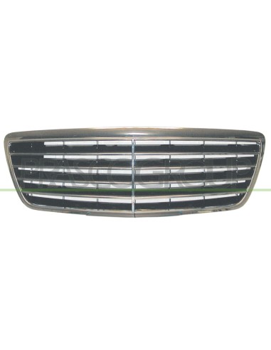 GRIGLIA RADIATORE COMPLETA NERA MOD. AVANTGARDE MERCEDES E CLASS (W210) Mod. 09-99 - 06-02