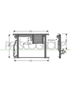 CONDENSATORE MERCEDES - S CLASS (W220) - Mod. 11-9