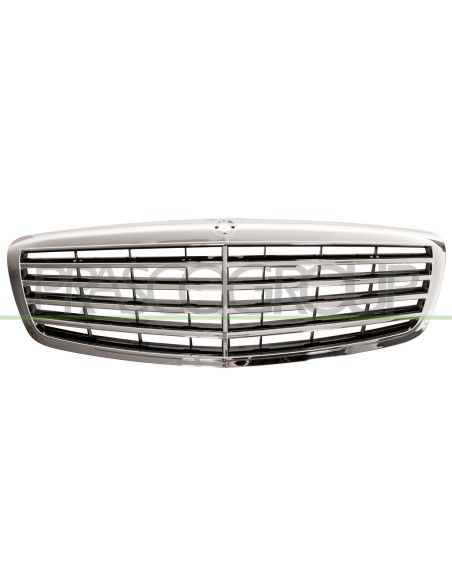 GRIGLIA RADIATORE COMPLETA CROMATA NERA MERCEDES S CLASS (W221) Mod. 10-05 - 04-09