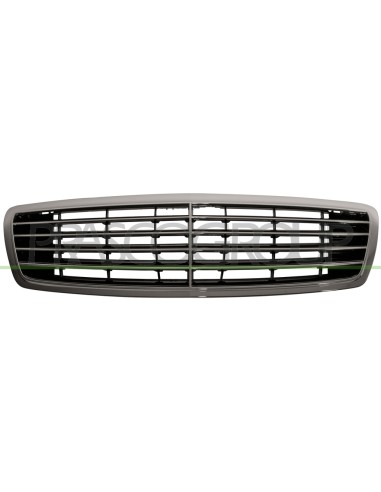 GRIGLIA RADIATORE COMPLETA CROMATA INTERNO NERO MERCEDES S CLASS (W220) Mod. 09-02 - 09-05