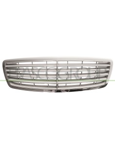 GRIGLIA RADIATORE COMPLETA CROMATA INTERNO ARGENTO MERCEDES S CLASS (W220) Mod. 09-02 - 09-05