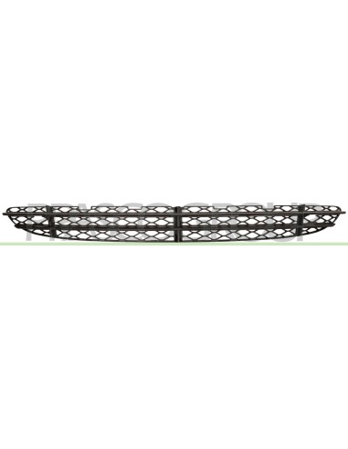 GRIGLIA PARAURTI ANTERIORE CENTRALE NERA MERCEDES S CLASS (W220) Mod. 09-02 - 09-05