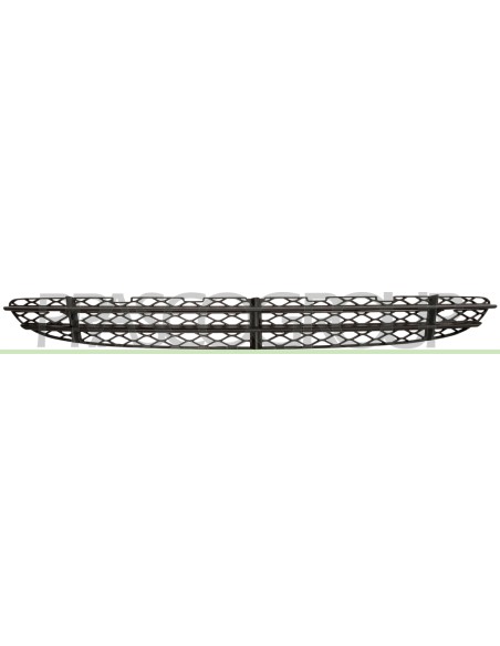 GRIGLIA PARAURTI ANTERIORE CENTRALE NERA MERCEDES S CLASS (W220) Mod. 09-02 - 09-05