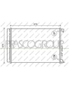 CONDENSATORE MERCEDES - S CLASS (W222) - Mod. 06-1