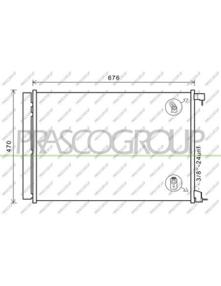 CONDENSATORE MERCEDES - S CLASS (W222) - Mod. 06-1