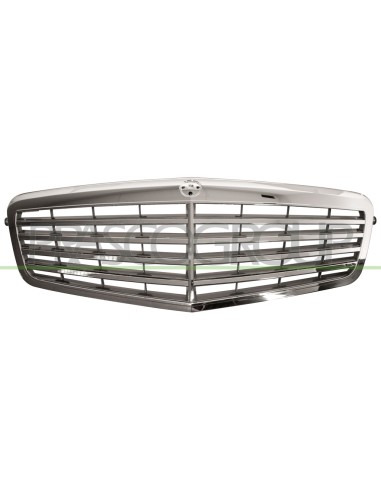 GRIGLIA RADIATORE COMPLETA CROMATA INTERNO ARGENTO MOD. AVANTGARDE MERCEDES E CLASS (W212) Mod. 05-09 - 04-13