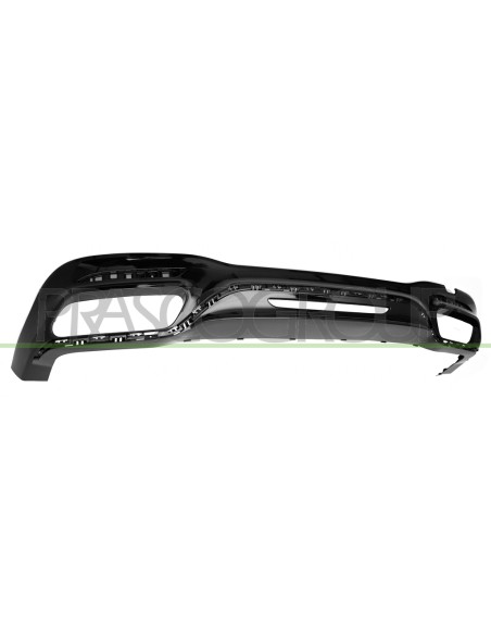 SPOILER PARAURTI POSTERIORE NERO LUCIDO MOD. AMG S63 MERCEDES S CLASS (W222) Mod. 07-17 - 08-20