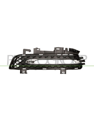 GRIGLIA SINISTRA PARAURTI ANTERIORE NERA CON SEDE LUCE DIURNA LED MERCEDES E CLASS COUPE' (C207-A207) Mod. 05-09 - 01-13