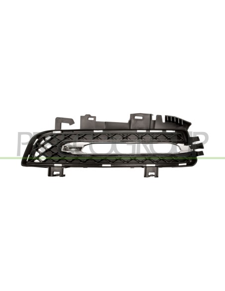 GRIGLIA SINISTRA PARAURTI ANTERIORE NERA CON SEDE LUCE DIURNA LED MERCEDES E CLASS COUPE' (C207-A207) Mod. 05-09 - 01-13
