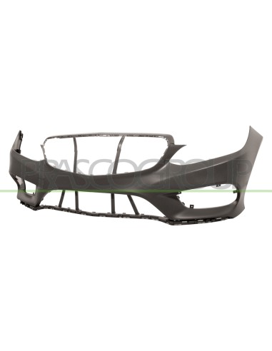 PARAURTI ANTERIORE CON PRIMER CON TAPPO COPRI GANCIO CON 6 TRACCE PDC MOD. AMG MERCEDES E CLASS (W212) Mod. 05-13 - 01-16