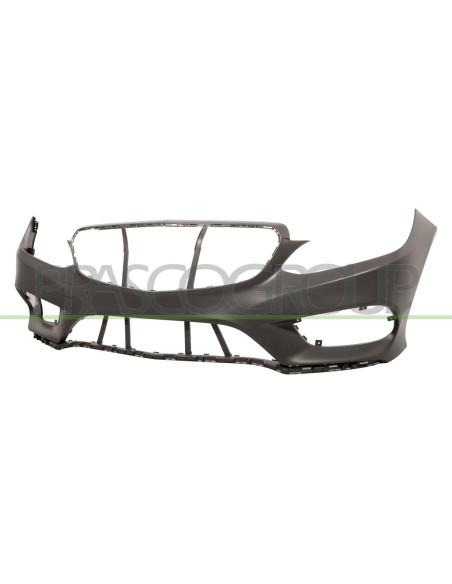 PARAURTI ANTERIORE CON PRIMER CON TAPPO COPRI GANCIO CON 6 TRACCE PDC MOD. AMG MERCEDES E CLASS (W212) Mod. 05-13 - 01-16