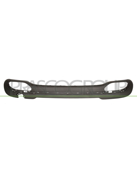 SPOILER PARAURTI POSTERIORE NERO GOFFRATO CON FORI PROFILO MOD. 4 PORTE AMG MERCEDES E CLASS (W212) Mod. 05-13 - 01-16