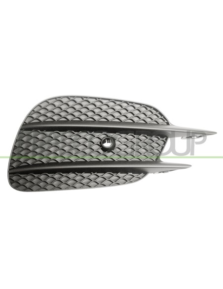 GRIGLIA DESTRA PARAURTI ANTERIORE NERA CON FORO PDC+SUPPORTO MOD. AMG MERCEDES E CLASS (W213-S213) Mod. 02-16 - 05-20
