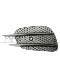 GRIGLIA SINISTRA PARAURTI ANTERIORE NERA CON FORO PDC+SUPPORTO MOD. AMG MERCEDES E CLASS (W213-S213) Mod. 02-16 - 05-20