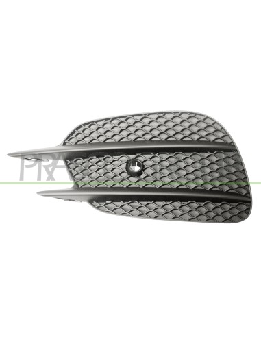 GRIGLIA SINISTRA PARAURTI ANTERIORE NERA CON FORO PDC+SUPPORTO MOD. AMG MERCEDES E CLASS (W213-S213) Mod. 02-16 - 05-20