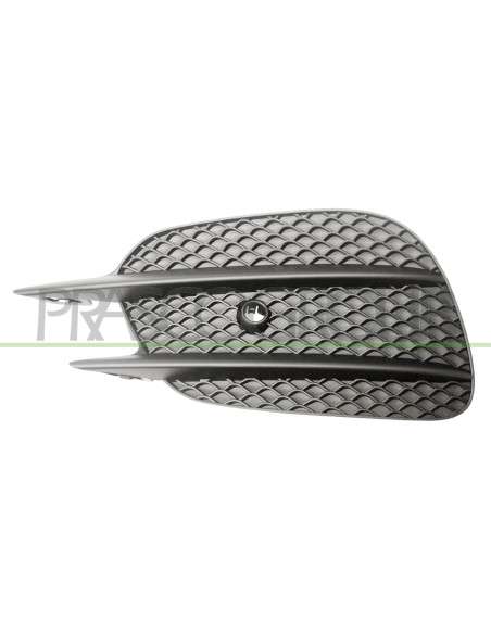 GRIGLIA SINISTRA PARAURTI ANTERIORE NERA CON FORO PDC+SUPPORTO MOD. AMG MERCEDES E CLASS (W213-S213) Mod. 02-16 - 05-20