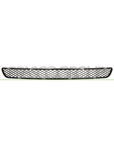 GRIGLIA PARAURTI ANTERIORE CENTRALE NERA MERCEDES ML CLASS (W164) Mod. 01-06 - 12-07