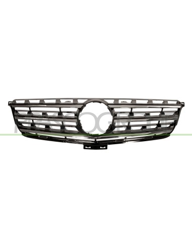 GRIGLIA RADIATORE NERA CON MODANATURA CROMATA MERCEDES ML CLASS (W166) Mod. 11-11 - 02-15