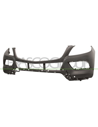 PARAURTI ANTERIORE CON PRIMER CON FORI PDC+SUPPORTI SENZA FORI LAVAFARI MERCEDES ML CLASS (W166) Mod. 11-11 - 02-15