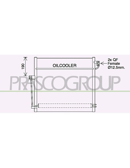 CONDENSATORE MERCEDES - ML CLASS (W166) - Mod. 11-