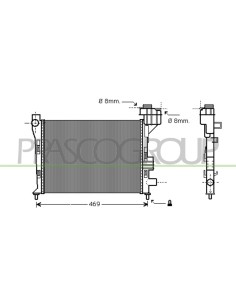 RADIATORE MERCEDES A CLASS (W168) Mod. 09-97 - 12-01